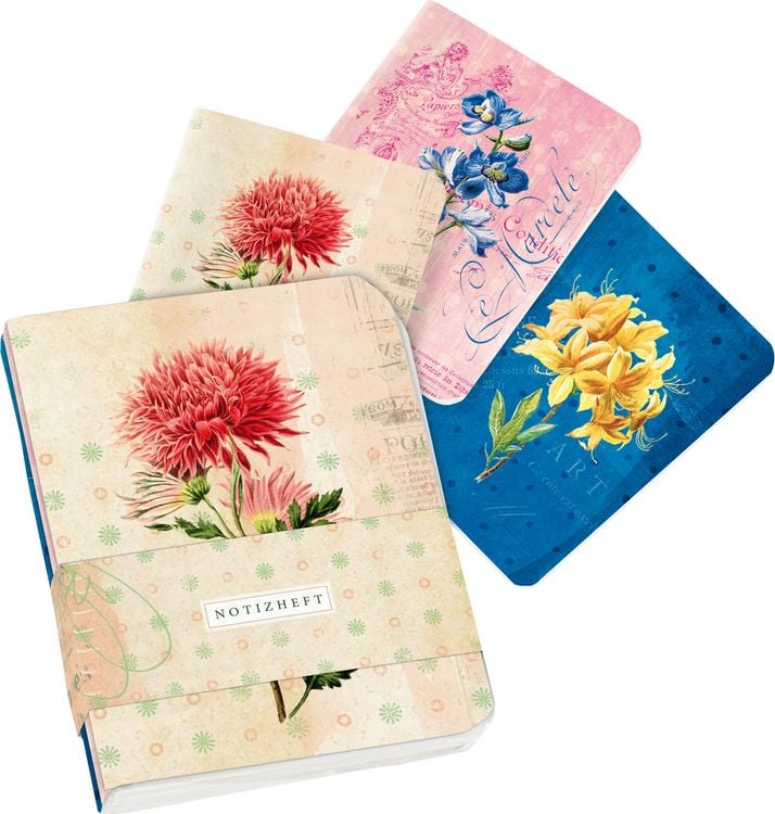 Produktbild: Die G&auml;rten der K&uuml;nstler Mini-Notizhefte Motiv Dahlie