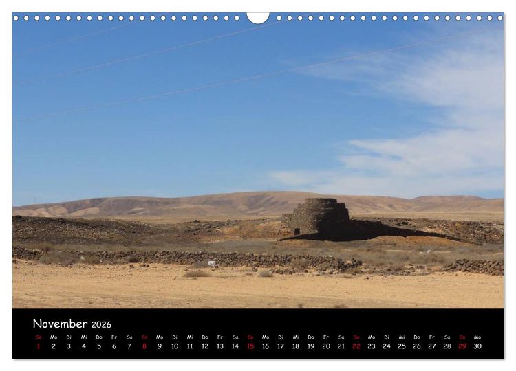 Produktbild: Fuerteventura - karge Sch&ouml;nheit (Wandkalender 2026 DIN A3 quer), CALVENDO Monatskalender