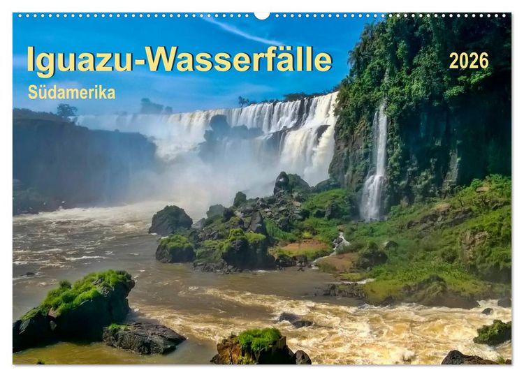 Produktbild: Iguazu Wasserf&auml;lle - S&uuml;damerika (Wandkalender 2026 DIN A2 quer), CALVENDO Monatskalender