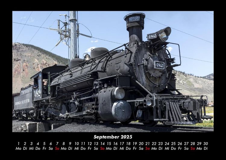 Produktbild: Züge 2025 Fotokalender DIN A3