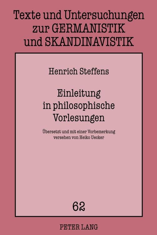 Produktbild: Einleitung in philosophische Vorlesungen