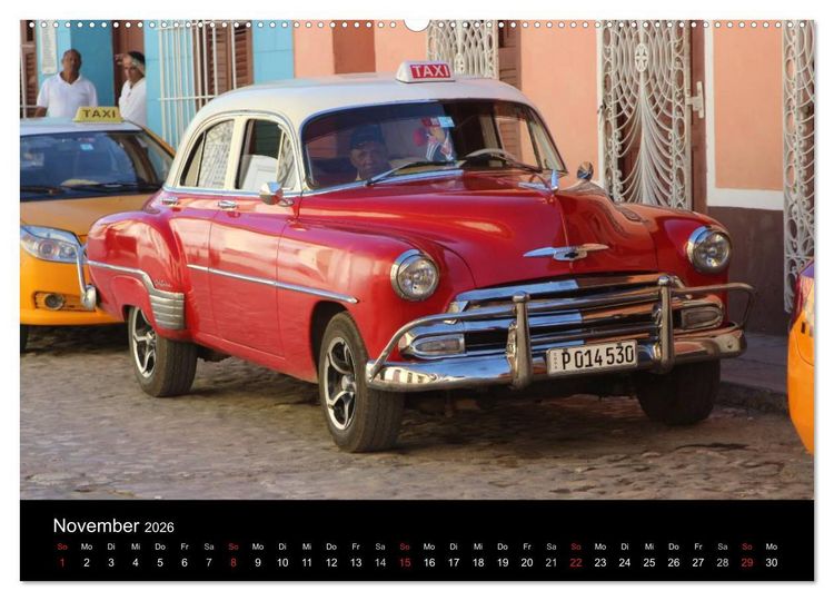 Produktbild: Oldtimertr&auml;ume auf KUBA (hochwertiger Premium Wandkalender 2026 DIN A2 quer), Kunstdruck in Hochglanz