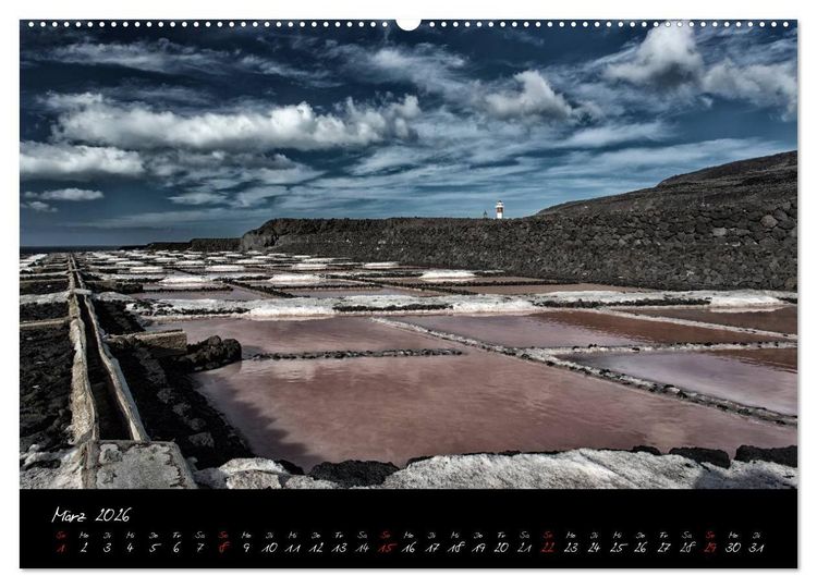 Produktbild: La Palma - Insel der Berge und Wolken (hochwertiger Premium Wandkalender 2026 DIN A2 quer), Kunstdruck in Hochglanz
