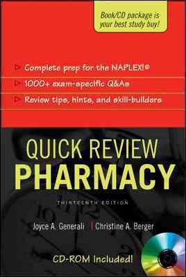 Produktbild: Quick Review Pharmacy 13th /e