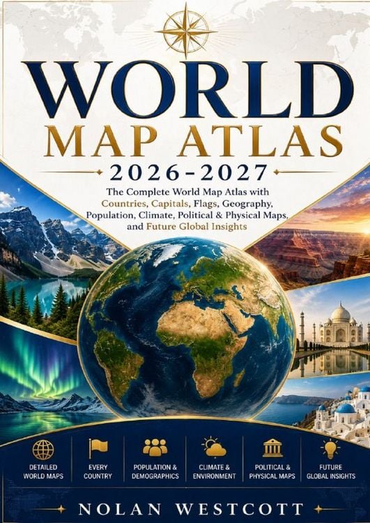 Produktbild: World Map Atlas 2026-2027