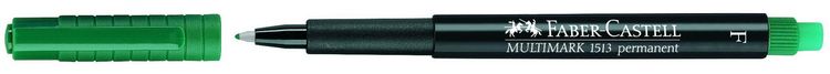 Produktbild: Faber-Castell Marker Multimark permanent F gr&uuml;n