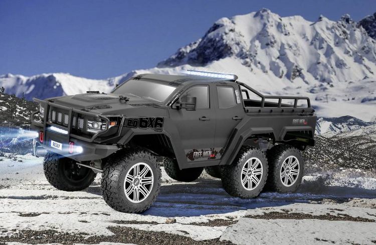 Produktbild: Reely FreeMen 2.0 6x6 Brushed 1:10 RC Modellauto Elektro Crawler Allradantrieb (6WD) 100% Premium RtR 2,4GHz inkl. Akku