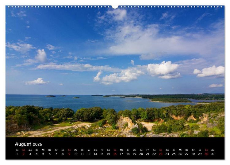 Produktbild: Rund um Vrsar (hochwertiger Premium Wandkalender 2026 DIN A2 quer), Kunstdruck in Hochglanz