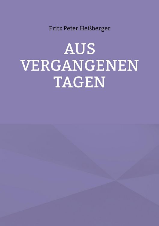 Produktbild: Aus vergangenen Tagen
