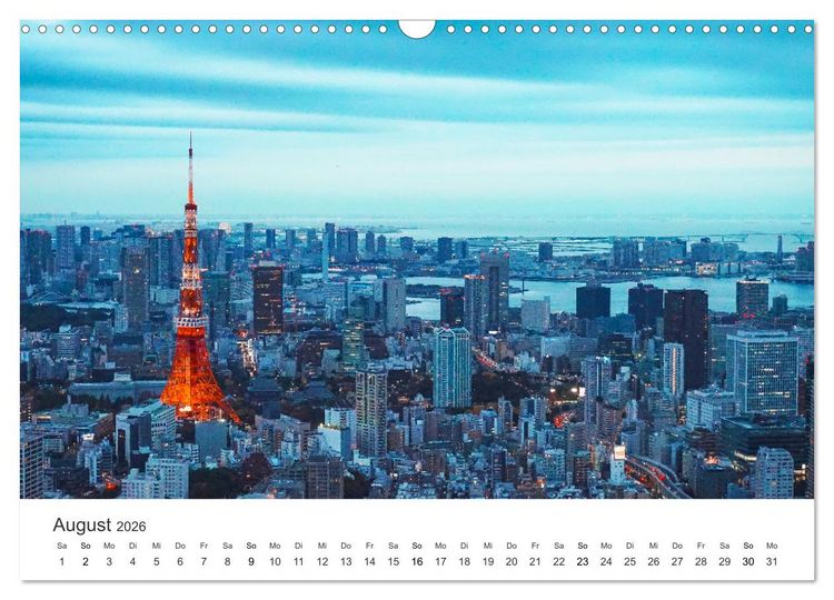 Produktbild: Japan - Land der Kontraste (Wandkalender 2026 DIN A3 quer), CALVENDO Monatskalender