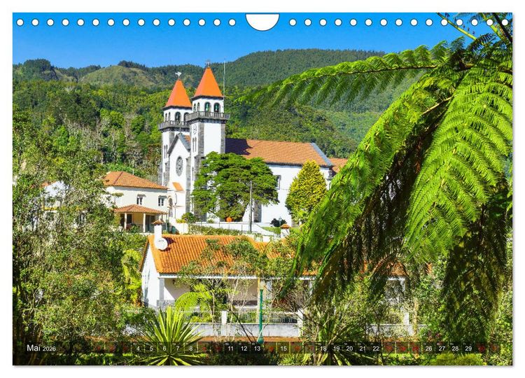 Produktbild: Terra Nostra Garten - ein botanisches Juwel auf den Azoren (Wandkalender 2026 DIN A4 quer), CALVENDO Monatskalender