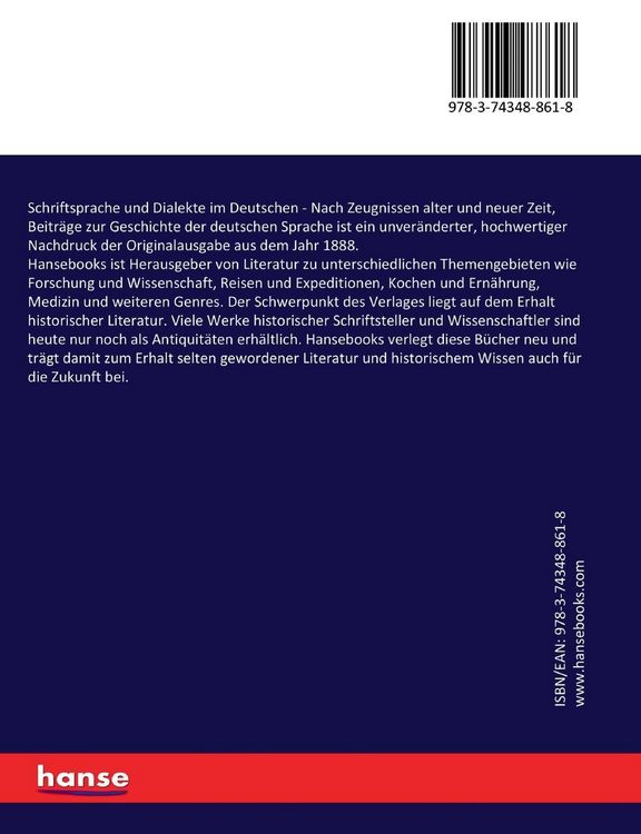 Produktbild: Schriftsprache und Dialekte im Deutschen