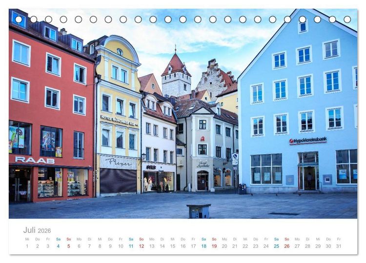 Produktbild: Regensburg - Welterbestadt an der Donau (Tischkalender 2026 DIN A5 quer), CALVENDO Monatskalender