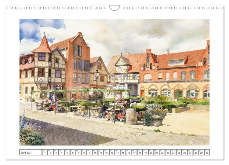Produktbild: Bezaubernde St&auml;dte in Sachsen-Anhalt (Wandkalender 2027 DIN A3 quer), CALVENDO Monatskalender