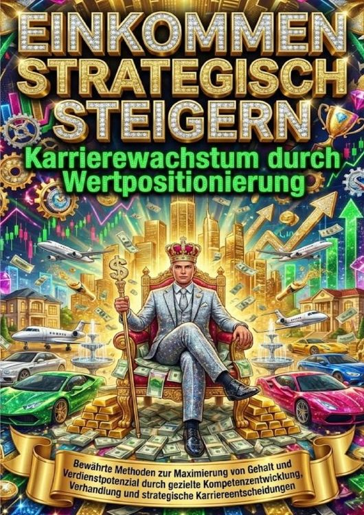 Produktbild: Einkommen strategisch steigern: Karrierewachstum durch Wertpositionierung