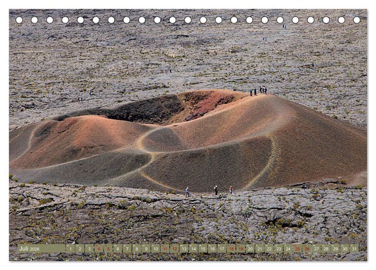 Produktbild: La R&eacute;union - Vulkane und kreolische Kultur (Tischkalender 2026 DIN A5 quer), CALVENDO Monatskalender