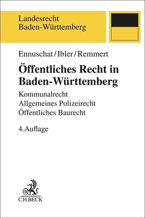 Produktbild: &Ouml;ffentliches Recht in Baden-W&uuml;rttemberg