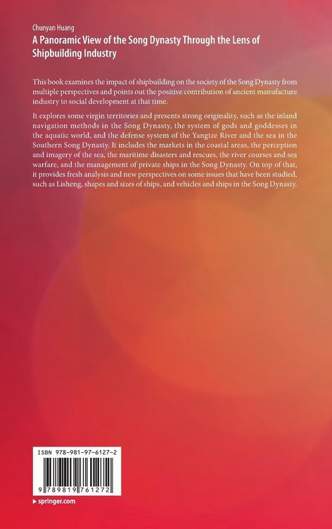 Produktbild: A Panoramic View of the Song Dynasty Through the Lens of Shipbuilding Industry