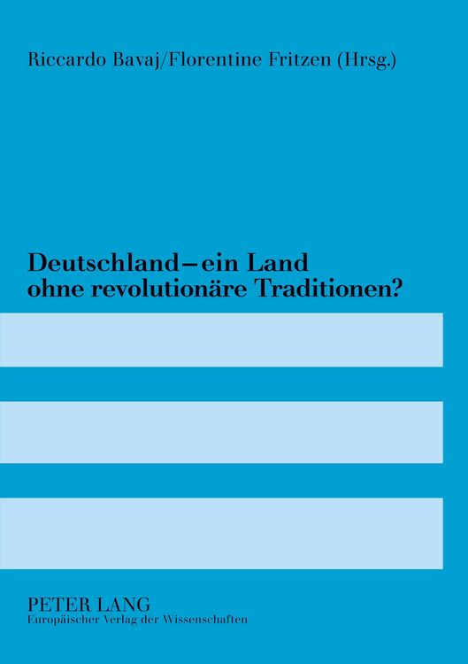 Produktbild: Deutschland &ndash; ein Land ohne revolution&auml;re Traditionen?