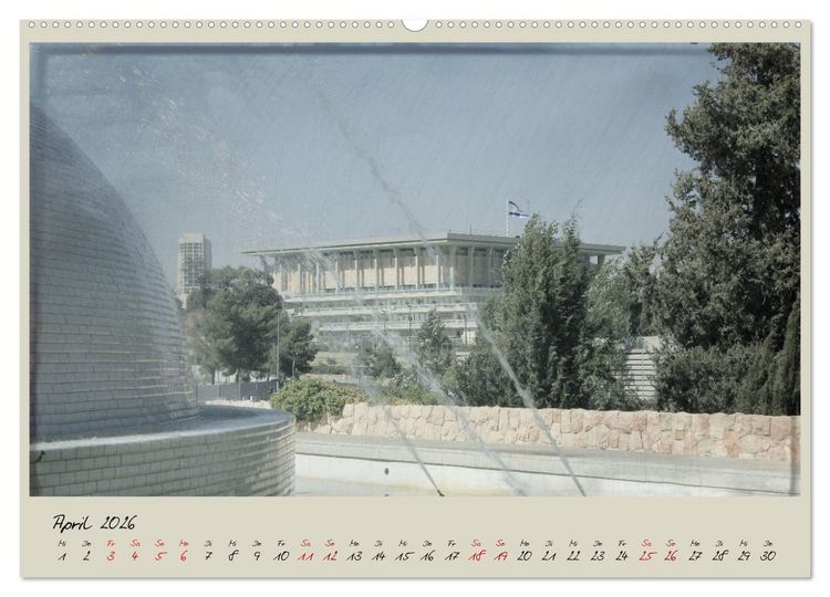 Produktbild: Unterwegs in Jerusalem (Wandkalender 2026 DIN A2 quer), CALVENDO Monatskalender