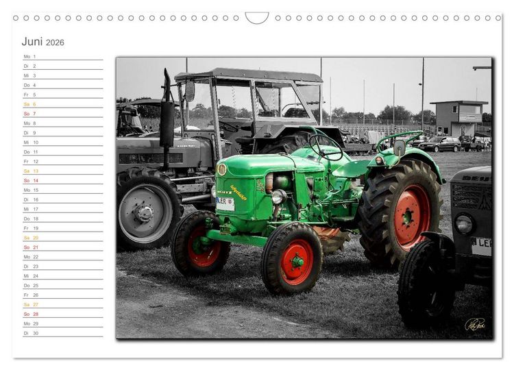 Produktbild: Oldtimer - Trecker Nostalgie (Wandkalender 2026 DIN A3 quer), CALVENDO Monatskalender