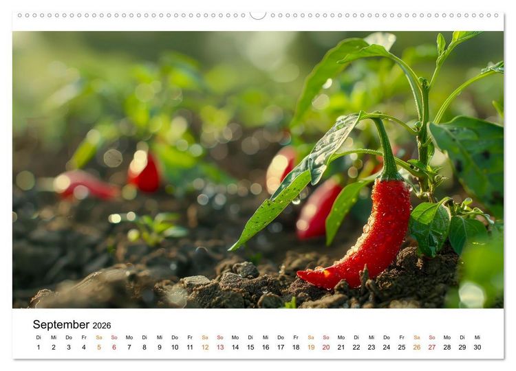 Produktbild: Gem&uuml;se f&uuml;r Gourmets (Wandkalender 2026 DIN A2 quer), CALVENDO Monatskalender