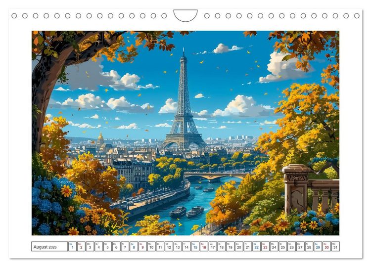 Produktbild: Reisest&auml;dte Europas (Wandkalender 2026 DIN A4 quer), CALVENDO Monatskalender