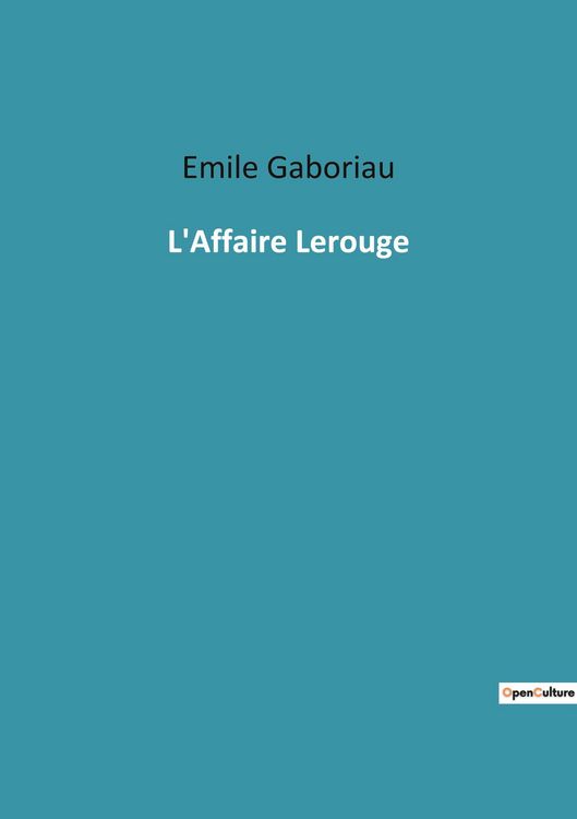 Produktbild: L'Affaire Lerouge