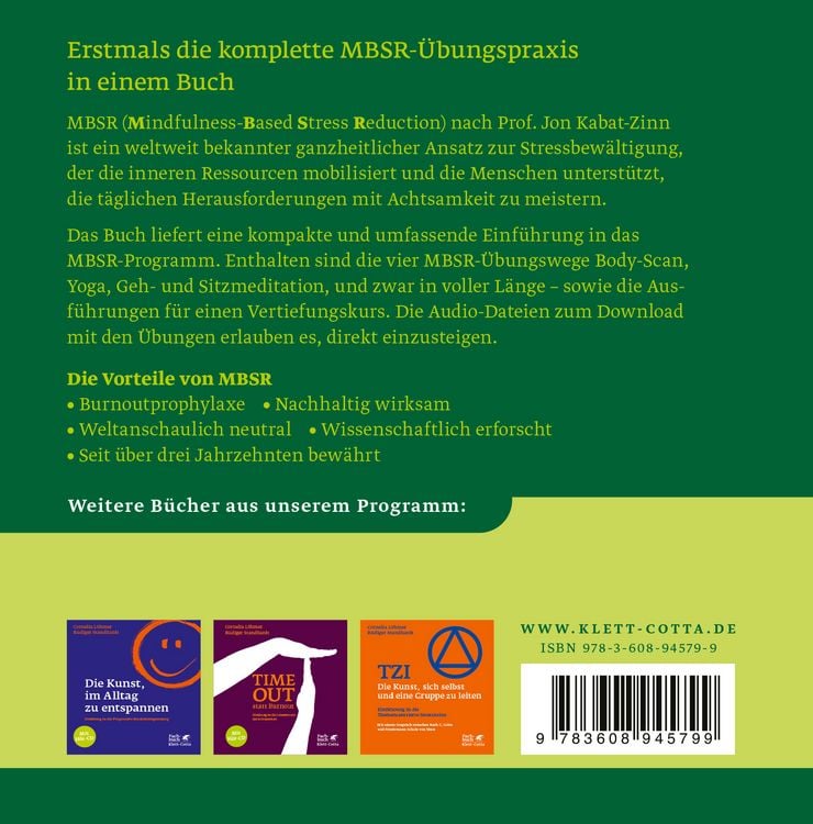Produktbild: MBSR - Die Kunst, das ganze Leben zu umarmen