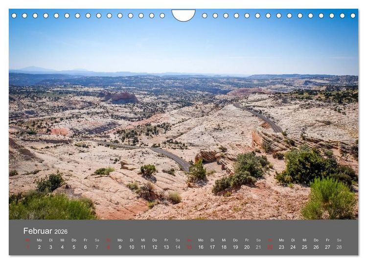 Produktbild: Biker Paradies - Die Canyons der USA (Wandkalender 2026 DIN A4 quer), CALVENDO Monatskalender