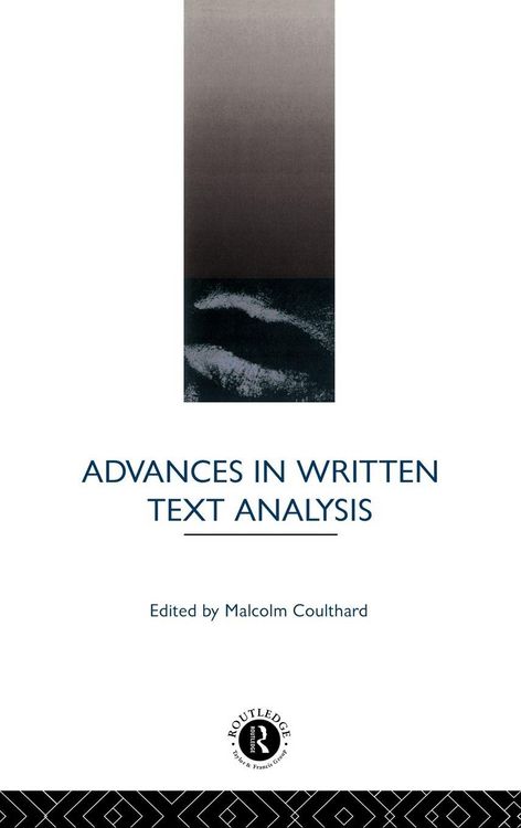 Produktbild: Advances in Written Text Analysis