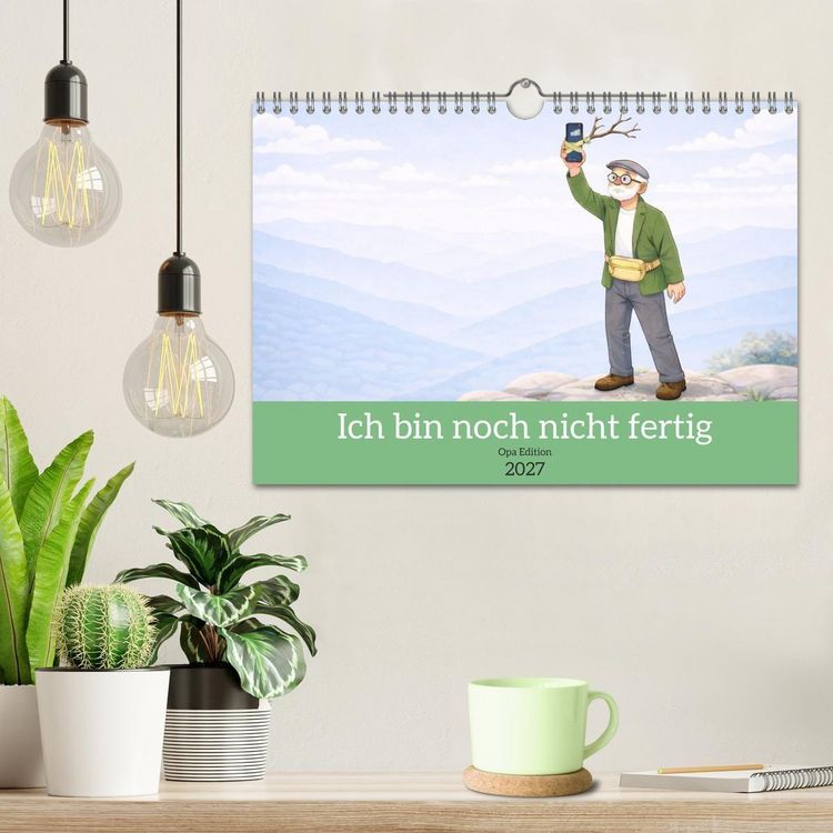 Produktbild: Ich bin noch nicht fertig - Opa Edition (Wandkalender 2027 DIN A4 quer), CALVENDO Monatskalender