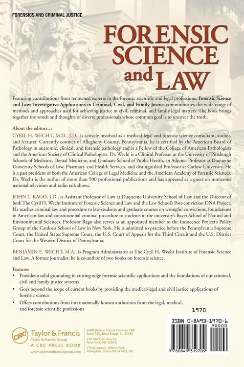 Produktbild: Forensic Science and Law