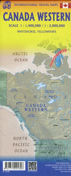 Produktbild: Canada Western Travel Reference Map