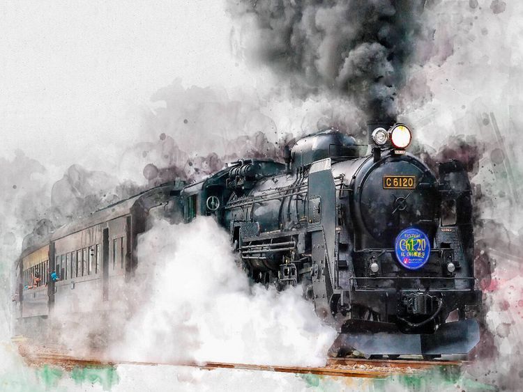 Produktbild: CALVENDO Puzzle Dampflokomotive | 1000 Teile Lege-Gr&ouml;&szlig;e 64x48cm Foto-Puzzle f&uuml;r gl&uuml;ckliche Stunden