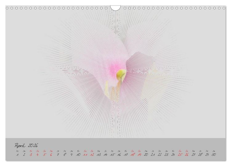 Produktbild: Bl&uuml;ten FineArt (Wandkalender 2026 DIN A3 quer), CALVENDO Monatskalender