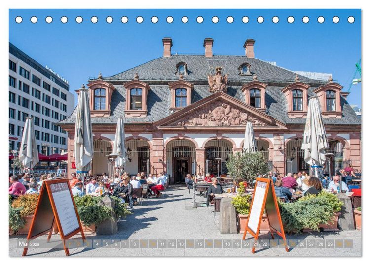 Produktbild: Frankfurt Mainhattan (Tischkalender 2026 DIN A5 quer), CALVENDO Monatskalender