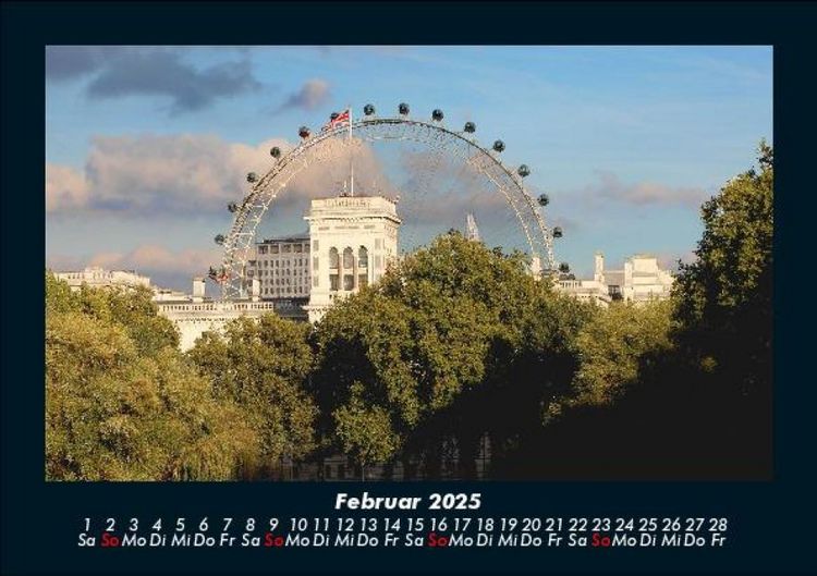 Produktbild: London 2025 Fotokalender DIN A5