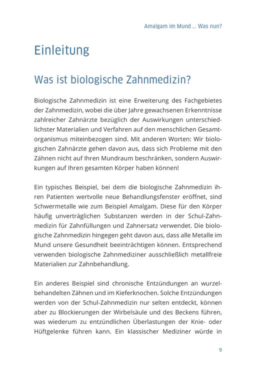 Produktbild: Amalgam im Mund... Was nun?