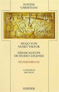 Produktbild: Didascalicon de studio legendi /Studienbuch