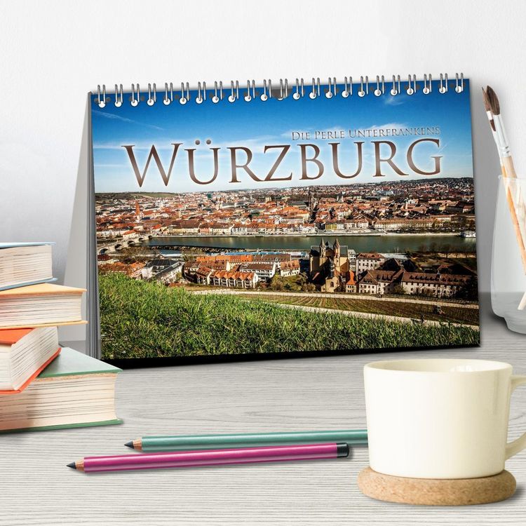 Produktbild: W&uuml;rzburg - Die Perle Unterfrankens (Tischkalender 2026 DIN A5 quer), CALVENDO Monatskalender