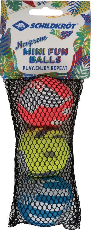 Produktbild: Schildkr&ouml;t 970145 - Neopren Mini-Fun-B&auml;lle, gef&uuml;llt mit Kunststoff-Granulat, 3er Set &agrave; 5cm