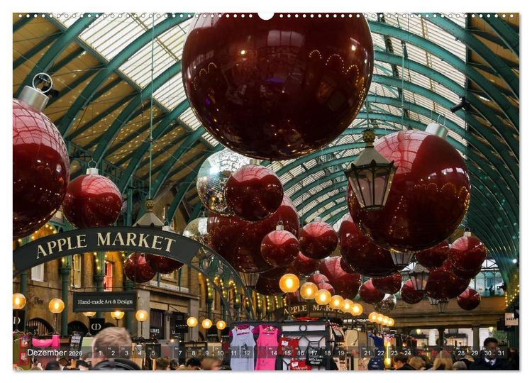 Produktbild: Londoner Perspektiven (hochwertiger Premium Wandkalender 2026 DIN A2 quer), Kunstdruck in Hochglanz