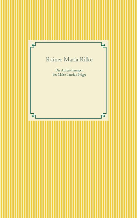 Produktbild: Die Aufzeichnungen des Malte Laurids Brigge