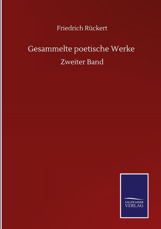 Produktbild: Gesammelte poetische Werke