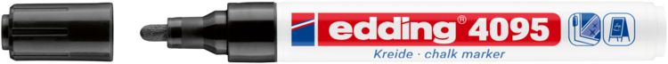 Produktbild: edding 4095 Kreidemarker Window Marker 2-3mm schwarz