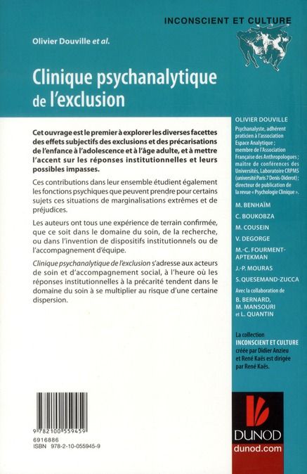 Produktbild: Clinique Psychanalytique de l'Exclusion