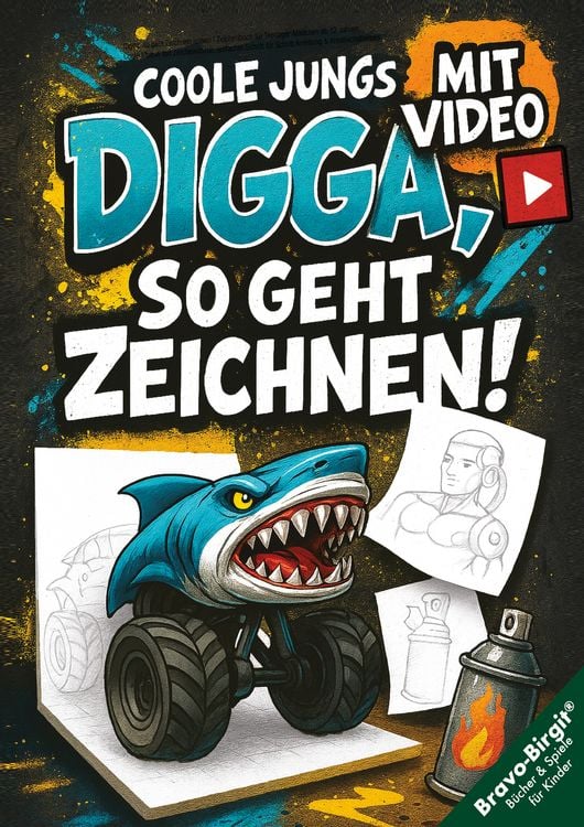 Produktbild: Zeichenbuch Digga Junge
