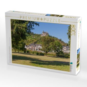 Produktbild: CALVENDO Puzzle Das romantische Bacharach am Rhein mit der Burg Stahleck | 1000 Teile Lege-Gr&ouml;&szlig;e 64x48cm Foto-Puzzle f&uuml;r gl&uuml;ckliche Stunden