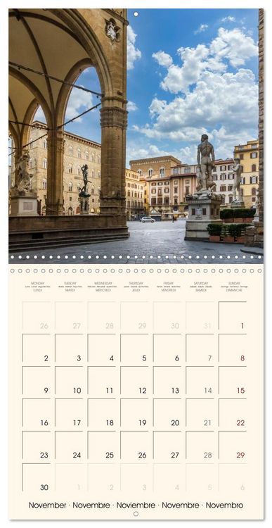 Produktbild: FLORENCE Impressions by day and night (Wall Calendar 2026 12 &times; 12 Inch) CALVENDO 12 Month Wall Calendar